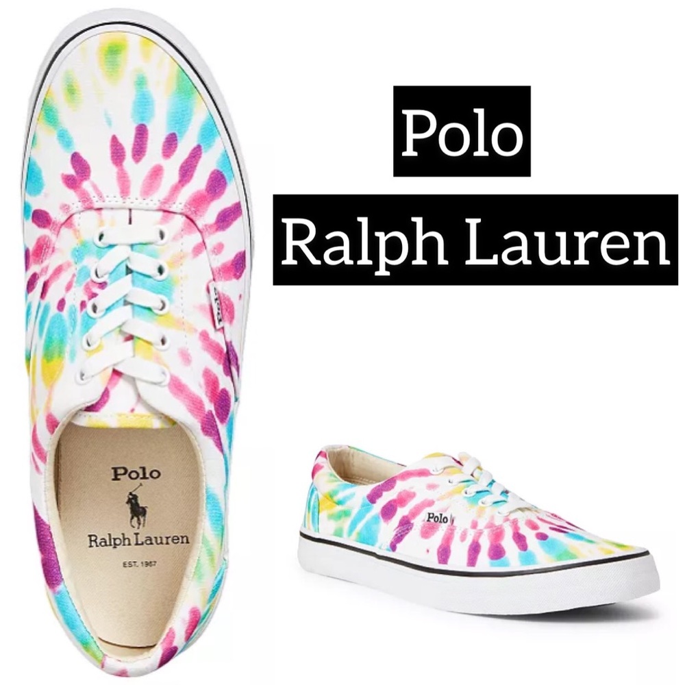 Polo Ralph Lauren tie dye Thornton sneakers